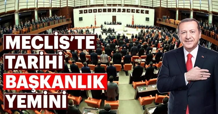 Meclis’te tarihi ‘başkanlık’ yemini