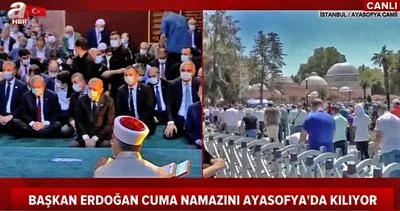 Son Dakika Haberi | Cumhurbaşkanı Erdoğan Cuma namazını Ayasofya Camii’de kıldı 7 Ağustos 2020 Cuma  | Video
