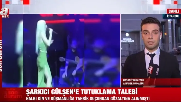 Gülşen, tutuklama talebiyle Sulh Ceza Hakimliğine sevk edildi!