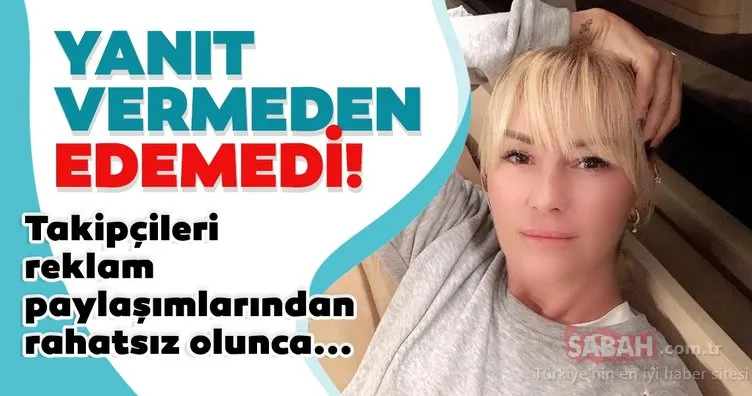 Reklam paylaşımlarından sıkılan takipçisi Pınar Altuğ’u kızdırdı! Pınar Altuğ yanıt vermeden edemedi...