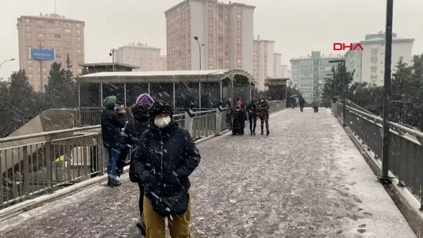 SON DAKİKA: İstanbul'da kar yağışı başladı!
