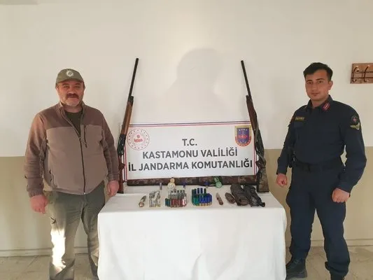 Kastamonu’da kaçak avlanan üç kişi suçüstü yakalandı