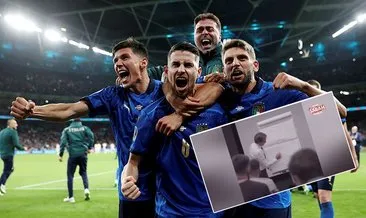 Son dakika: EURO 2020 şampiyonu İtalya’yı zafere ulaştıran video ortaya çıktı!