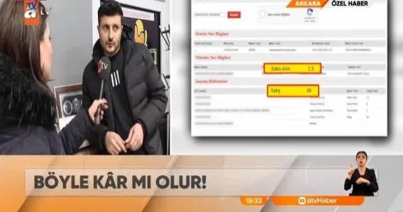 Tarlada 2.5 markette 71 lira: Böyle kar mı olur! Bakanlık düğmeye bastı!