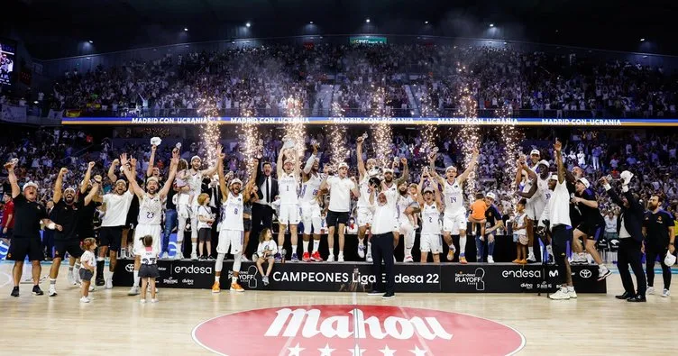 Real Madrid, İspanya basketbolunda 36. şampiyonluğunu ilan etti