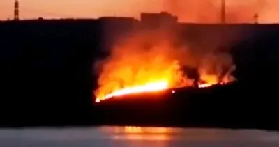 100 dönümlük alandaki ot yangını TOMA ve helikopter ile 3.5 saatte söndürüldü #istanbul