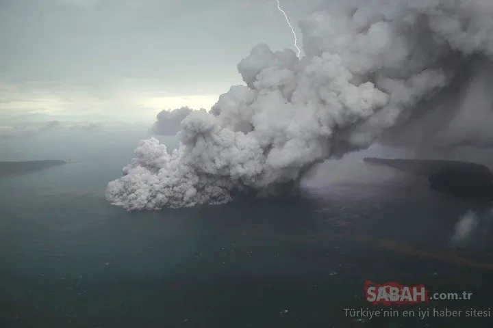 Endonezya’da felaketin merkezi böyle görüntülendi