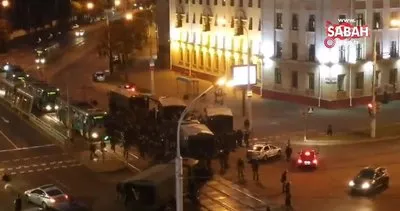 Belarus’ta gösteriler gece boyunca gerilim devam etti | Video