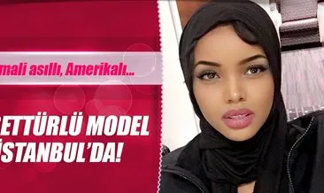 Dünyanın ilk tesettürlü modeli Halima Duran Aden İstanbul’da!