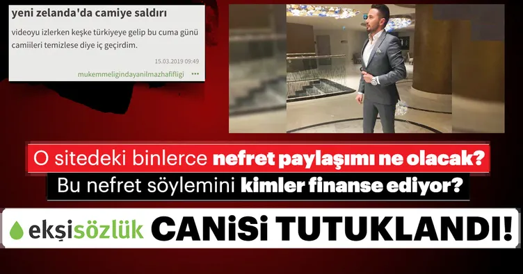 Ekşi sözlük canisi tutuklandı
