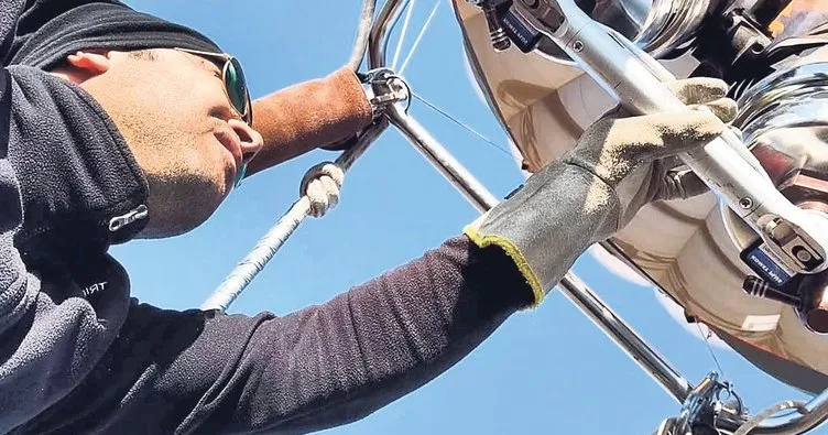 Balon sert iniş yaptı pilotu ezdi