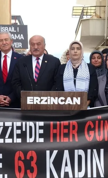 AK Parti Erzincan Kadın Kolları: Gazzeli anneler için susmuyoruz