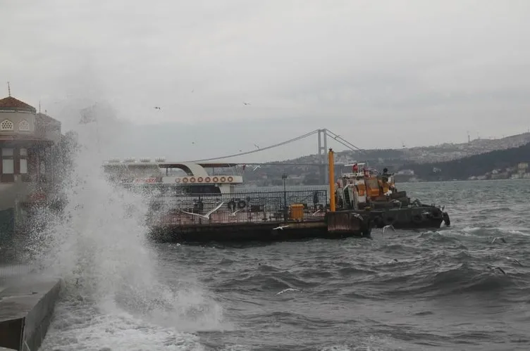 İstanbul’u lodos vurdu