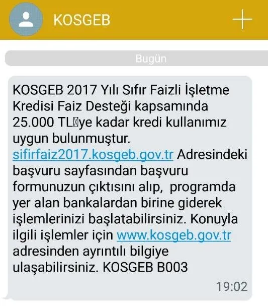 Son Dakika Tikla Ogren Kosgeb 2017 Isletme Kredisi Faiz Destegi Sonuclari Kosgeb Faizsiz Kredi Size Cikti Mi Tikla Ogren Son Dakika Haberler