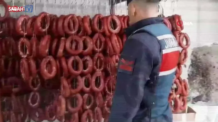 Afyonkarahisar'da 75 TL’ye sucuk yapan şahıs yakalandı