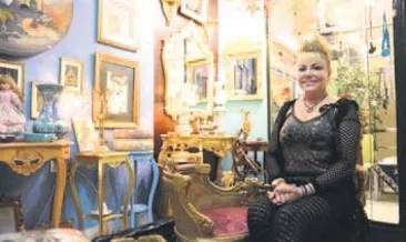 Ressam modeliydi şimdi antikacı