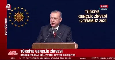 Başkan Erdoğan’dan Türkiye Gençlik Zirvesi’nde önemli açıklamalar