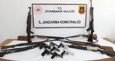 Jandarmadan ruhsatsız ve kayıp silahlara operasyon #diyarbakir