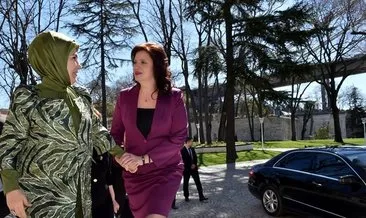 Emine Erdoğan, Makedonya Cumhurbaşkanı’nın Eşi Maja Ivanova ile Görüştü