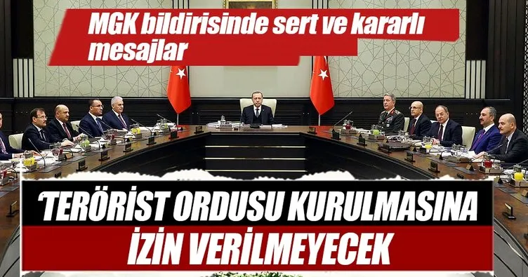 Milli Güvenlik Kurulu sona erdi
