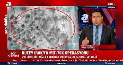 SON DAKİKA: 4 PKK’lı teröristin vurulma anı kamerada! TSK ve MİT’ten ortak operasyon