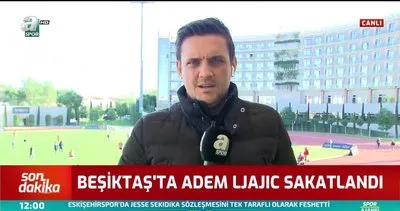 Beşiktaş’ta Adem Ljajic sakatlandı