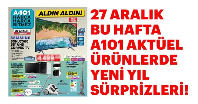 haftanin a101 aktuel urunler katalogu