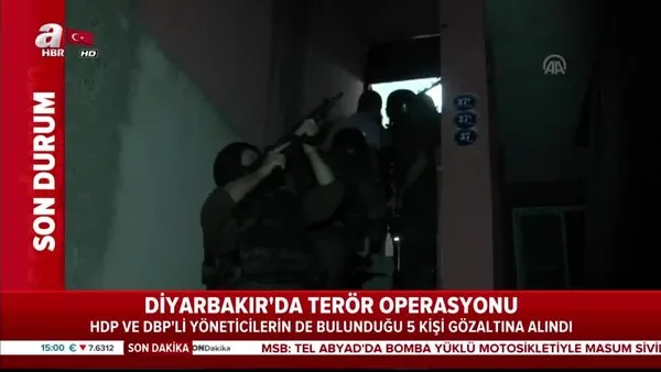 Diyarbakır'da PKK operasyonu: 5 gözaltı | Video