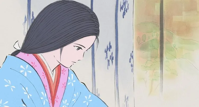 Prenses Kaguya Masalı filminden kareler