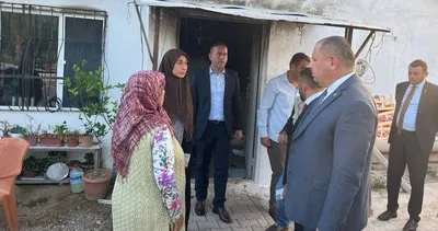 Milletvekili Halil Öztürk, evi yanan yaşlı teyzenin evini yaptırıyor