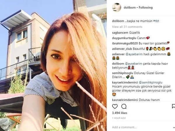 Ünlülerin Instagram paylaşımları (03.01.2018)