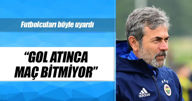 Gol atınca maç bitmiyor
