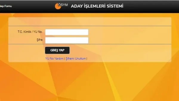 ÖSYM şifresi alma nasıl yapılır? ÖSYM AİS şifre değiştirme işlemi…