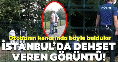 Son Dakika Haberleri Istanbul Un Gobeginde Kan Donduran Goruntu Otobanin Kenarinda Bu Halde Buldular Son Dakika Haberler