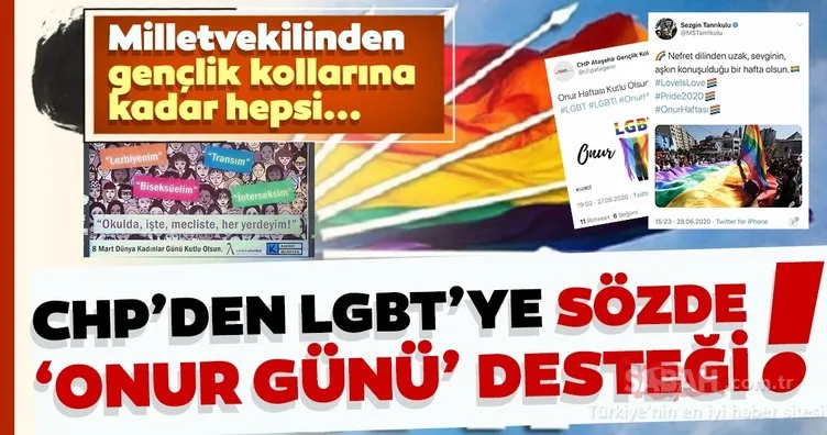 CHP’li siyasetçiler ve gençlik kollarından; lezbiyen, gey, biseksüellerle ilgili çalışmalar yapan LGBT Hareketi’ne destek!