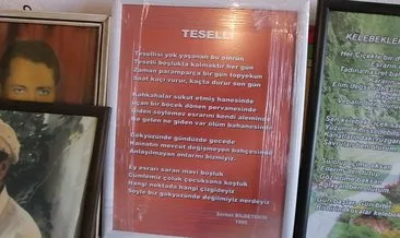 Burhaniye’de 85’lik şair evinde şiir sergisi açtı