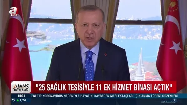 Başkan Erdoğan'dan sağlık çalışanlarına teşekkür | Video