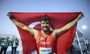 Alperen Karahan, 5. İslami Dayanışma Oyunları Erkek Gülle Atma’da altın madalyanın sahibi oldu