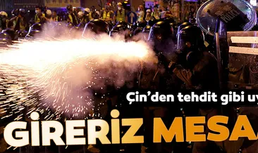 Çin’den Hong Kong’a gireriz mesajı