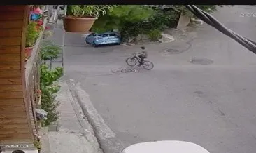Üsküdar’da ağaç bisikletli çocuğun üstüne devrildi