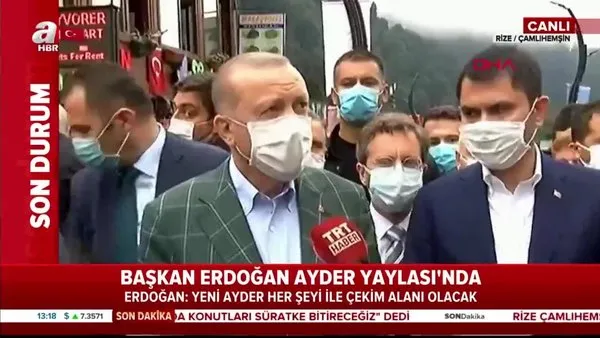 Son dakika | Cumhurbaşkanı Erdoğan'dan Ayder Yaylası'ndaki kaçak yapılar hakkında flaş açıklama | Video