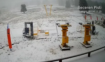 Kar yağışı Uludağ’da etkisini gösterdi