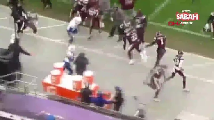 ABD'de Armed Forces Bowl maçında takımlar arasında kavga çıktı | Video