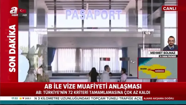 AB'den flaş vize açıklaması