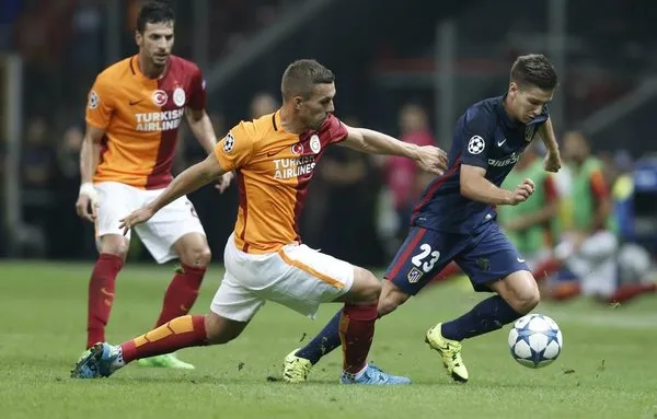 Galatasaray-Atletico Madrid maçından kareler