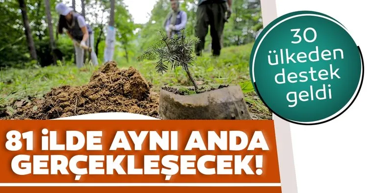 81 ilde aynı anda gerçekleşecek! 30 ülkeden destek geldi...