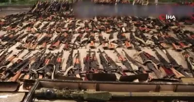 Rusya görüntüleri yayınladı! İşte Karabağ’da Ermeni güçlerden ele geçirilen mühimmatlar