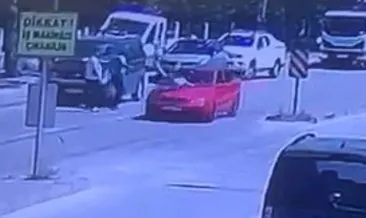 Karşıdan karşıya geçmek isterken otomobil çarptı: 7 yaşındaki çocuğun savrulduğu anlar kamerada! #bolu