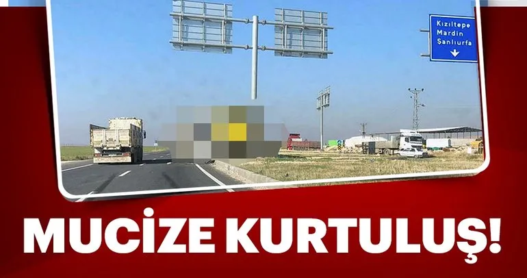 İnanılmaz kazada mucize kurtuluş