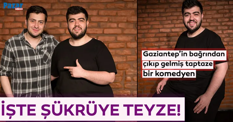 Ali Celal Aydıner Gaziantep’in bağrından çıkıp gelmiş taptaze bir komedyen! İşte Şükrüye teyze!